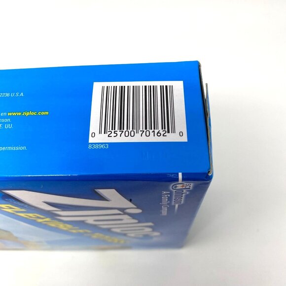 Ziploc Flexible Tote 1 Jumbo Zip Transparent Bag 22 Gallon Storage Organization - Picture 2 of 5